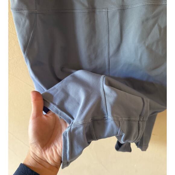 Well Being + Being Well Blue Movewell Juniper Romper sz Large - Picture 2 of 4